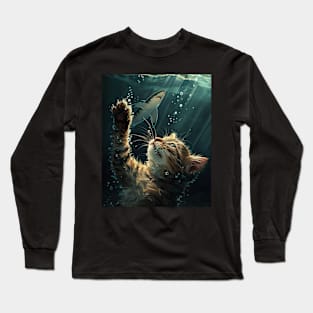 Cat Paws Touch Long Sleeve T-Shirt